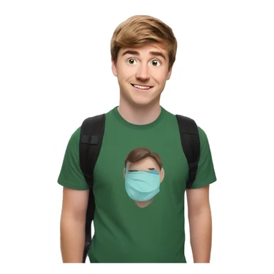 mrbeast in real life sticker