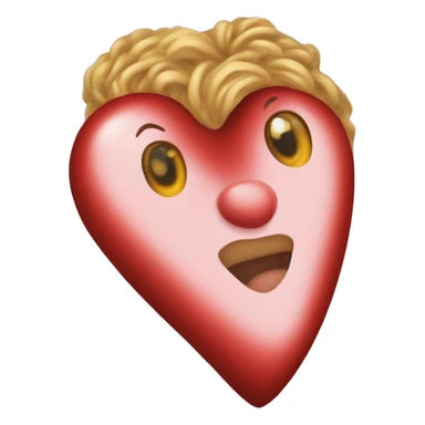 Heart with Leo print sticker