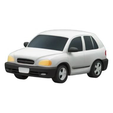 driving car in mountain sticker