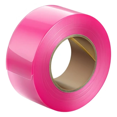 Pink scotch tape sticker