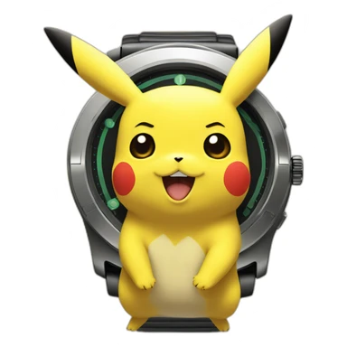 Pikachu montre son dls sticker