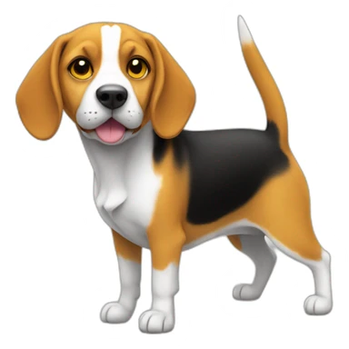 Beagle déguisé en Pikachu sticker
