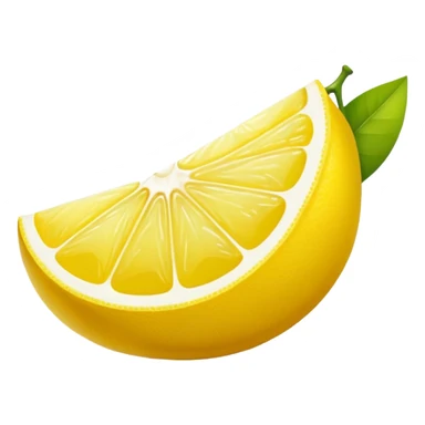 lemon wedge
 sticker