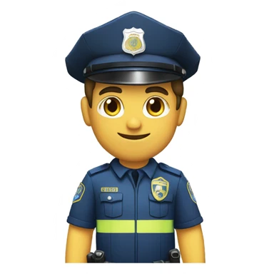 policia jugando futbol sticker