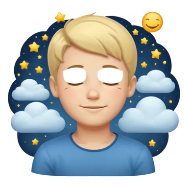 dreaming boy emoji
 sticker