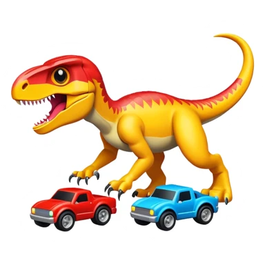 Raptor playing cars sticker