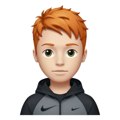 ginger boy wearing nike tech set sticker