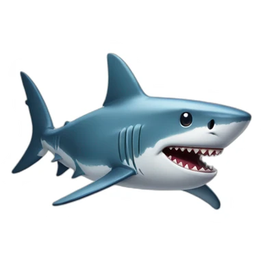 information business shark sticker