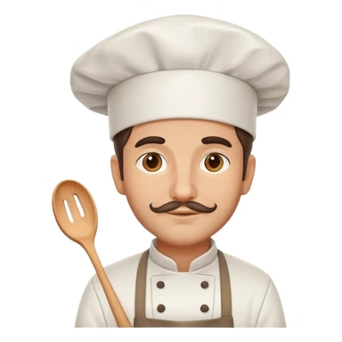 italian man chef sticker