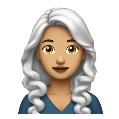 Güerita cabello rubio sticker