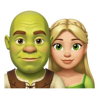 Shrek Fiona sticker