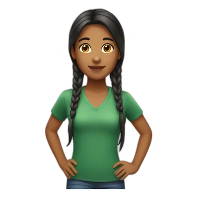 brazilian girl sticker