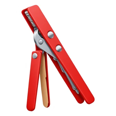 Plastic clothespin sticker