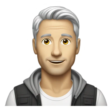 White man with dj remixin g sticker