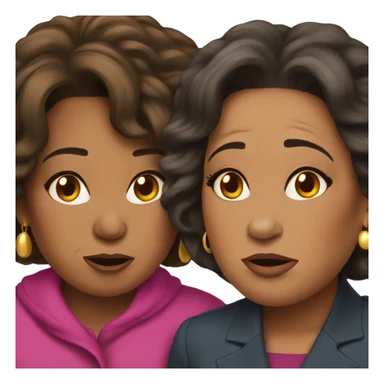 Oprah and Kamala crying  sticker