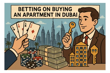 Betting on buying an apartment in Dubai sticker