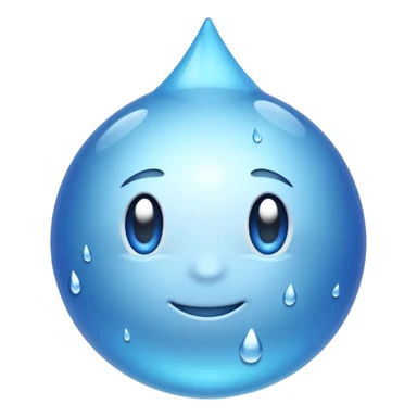 sweat droplets sticker