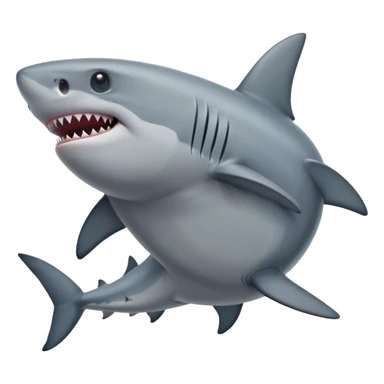 Pregnant shark sticker