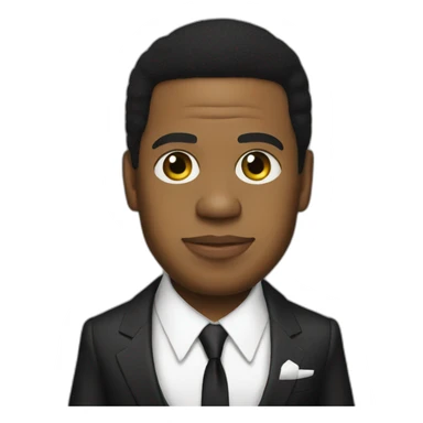 jay-z in a suit sticker