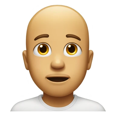 Emoji crying tears whist praying sticker