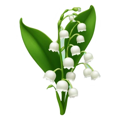 Lily of the valley sticker