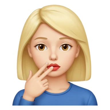 add-a-finger-in-front-of-the-pursed-lips-to-clearly-show-the-shushing-gesture sticker