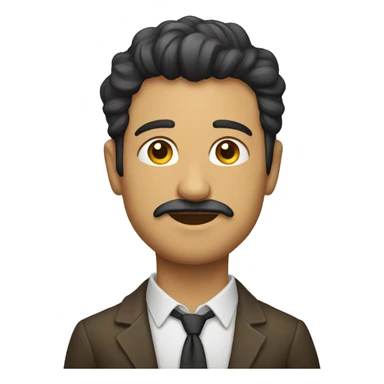 Hombre calvo sticker