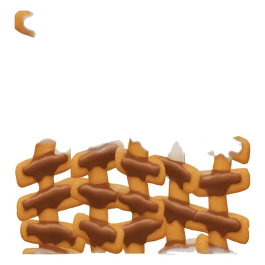 Dipped chocolate churro tip sticker