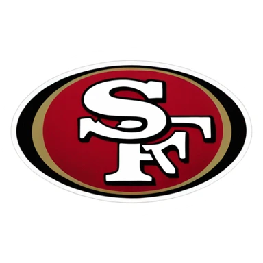 49ers logo sticker