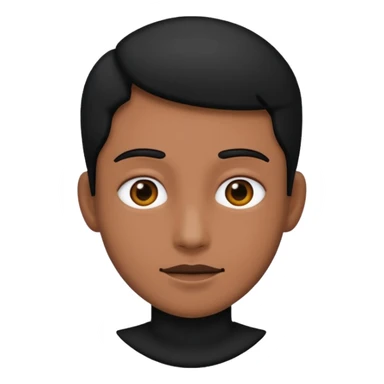 Make him pitch black sticker