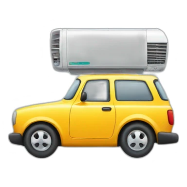 car Air conditioning sticker