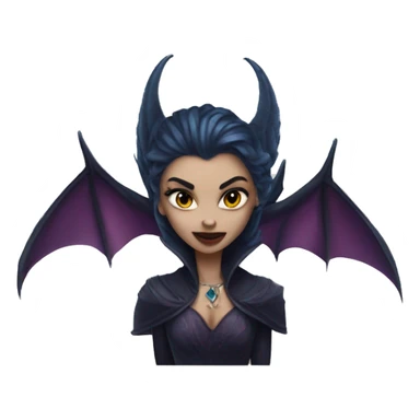 Draco-Atlantean Vampire Goddess sticker