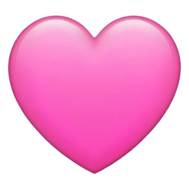 Heart outline pink sticker