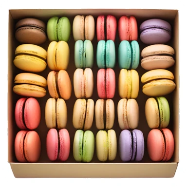 Box of macarons  sticker