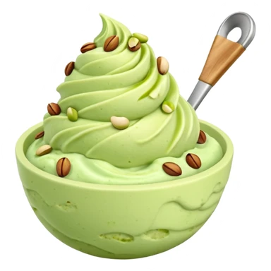gelato con penna e pistacchio  sticker
