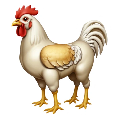 Horse body with chicken head  sticker