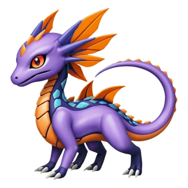 Meloetta-Salandit-Dialga-Pokémon-Fakémon-fusion-hybrid-creature sticker