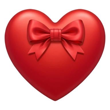 heart with bow sticker