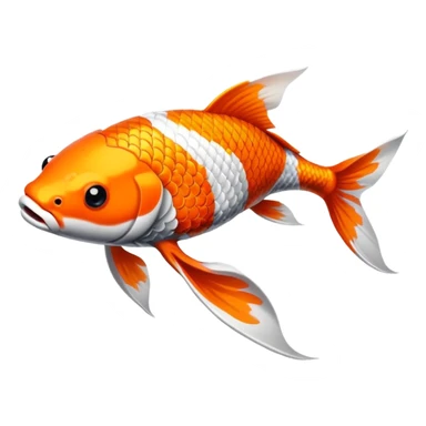 Koi fish sticker