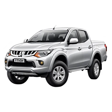 Mitsubishi Triton - Mitsubishi (Model Year: 2023) (Iconic colour: Silver) sticker
