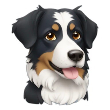 Border Colie Blue Merl Tricolor  sticker