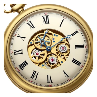 pocket watch sticker
