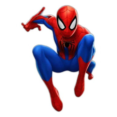 Spider man sur le logo YouTube sticker