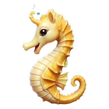 Cinematic Cute Yawning Sea Horse Portrait Emoji, Head tilted slightly with a dramatic, wide-open yawn, showcasing a petite, elegantly curved seahorse with a softly drooping tail and sleepy, half-closed eyes, Simplified yet irresistibly adorable features, highly detailed, glowing with a soft, cozy aquatic glow, high shine, relaxed yet expressive, stylized with a dash of whimsical marine charm, soft glowing outline, capturing the essence of a drowsy yet affectionate seahorse that appears ready to stretch out for a nap! sticker