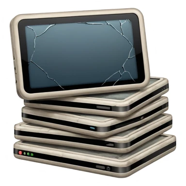 generate me a old displays sticker