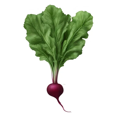 a single piece of beet greens sticker