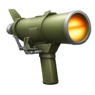army rocket launcher sticker