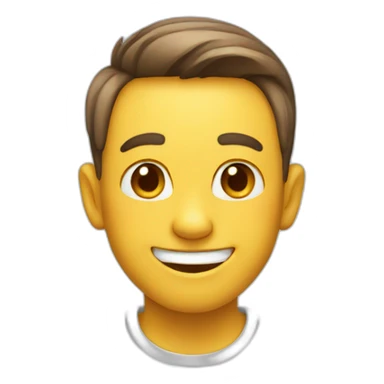 Smile with big ears sticker