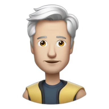 elonmusk with a gu sticker