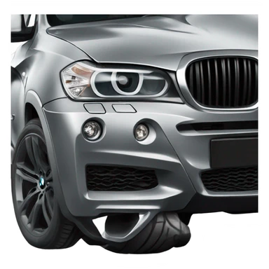 black BMW x3 Msport sticker